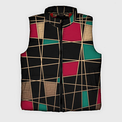 Мужской жилет Модный абстрактный узор, цвет: 3D-красный