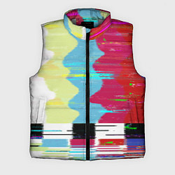 Мужской жилет TV glitch, цвет: 3D-светло-серый
