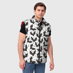 Мужской жилет Летучие мыши, цвет: 3D-красный — фото 2