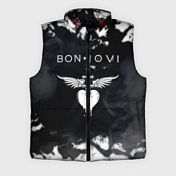 Мужской жилет BON JOVI БОН ДЖОВИ, цвет: 3D-красный