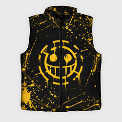 Мужской жилет ONE PIECE PIRATES ВАН ПИС ПИРАТЫ ЖЁЛТЫЙ, цвет: 3D-черный