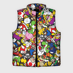 Мужской жилет Mario ALLSTARS, цвет: 3D-черный