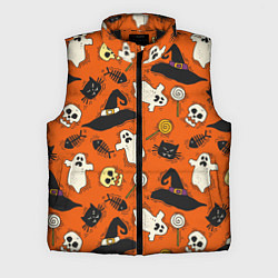 Мужской жилет Хэллоуинские шалости, цвет: 3D-черный