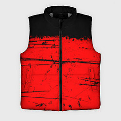 Мужской жилет КРАСНЫЙ ГРАНЖ RED GRUNGE