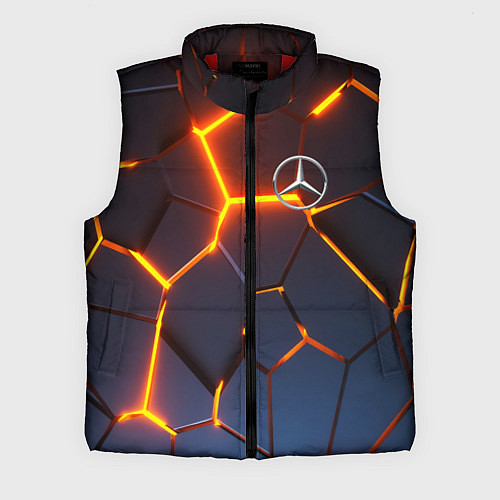 Мужской жилет MERCEDES-BENZ AMG 3D ГЕОМЕТРИЯ / 3D-Красный – фото 1