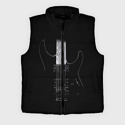 Мужской жилет ЧЕРНАЯ ЭЛЕКТРОГИТАРА