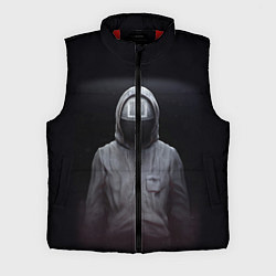 Мужской жилет ИГРА В КАЛЬМАРА СОТРУДНИК КВАДРАТ, цвет: 3D-красный