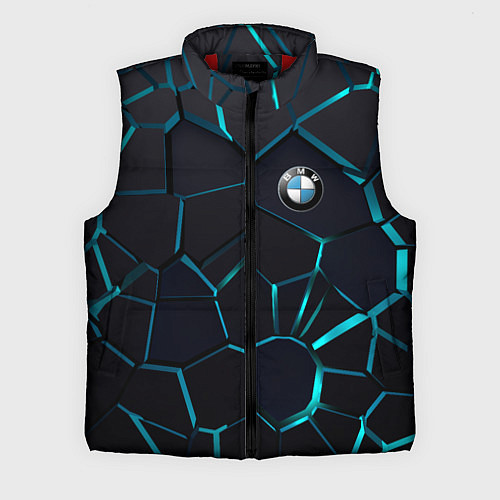 Мужской жилет BMW 3D плиты с подсветкой / 3D-Красный – фото 1