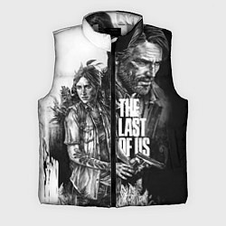 Мужской жилет THE LAST OF US ЧЁРНО БЕЛЫЙ, цвет: 3D-светло-серый