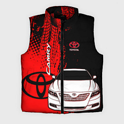 Мужской жилет Camry Toyota glitch, цвет: 3D-красный