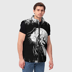 Мужской жилет Крик Хэллоуин Хоррор Scream Halloween, цвет: 3D-черный — фото 2