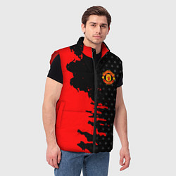 Мужской жилет МАНЧЕСТЕР ЮНАЙТЕД FCMU MANCHESTER UNITED RED DEVIL, цвет: 3D-красный — фото 2
