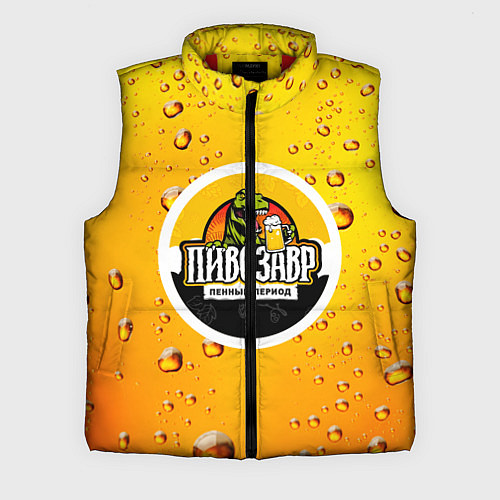 Мужской жилет Пивозавр 3d hd / 3D-Красный – фото 1