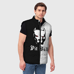 Мужской жилет Pit Bull боец, цвет: 3D-черный — фото 2