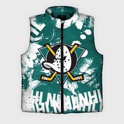 Мужской жилет Анахайм Дакс Anaheim Ducks, цвет: 3D-черный