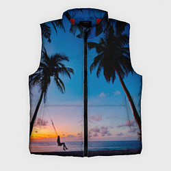 Мужской жилет Пляжное настроение, цвет: 3D-красный