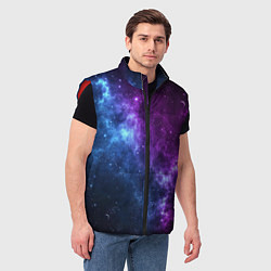 Мужской жилет NEON GALAXY НЕОНОВЫЙ КОСМОС, цвет: 3D-красный — фото 2