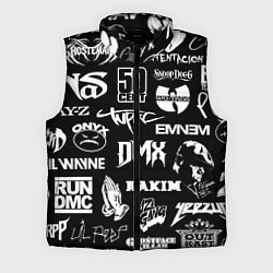 Мужской жилет RAP & HIP HOP LOGOS, цвет: 3D-черный