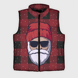 Мужской жилет SANTA HIPSTER САНТА ХИПСТЕР, цвет: 3D-черный
