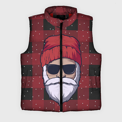 Мужской жилет SANTA HIPSTER САНТА ХИПСТЕР / 3D-Красный – фото 1