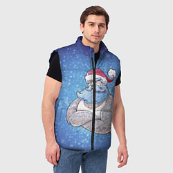 Мужской жилет BAD SANTA ПЛОХОЙ САНТА, цвет: 3D-черный — фото 2