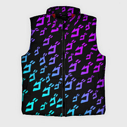 Мужской жилет JOJOS BIZARRE ADVENTURE NEON PATTERN НЕОН УЗОР, цвет: 3D-красный