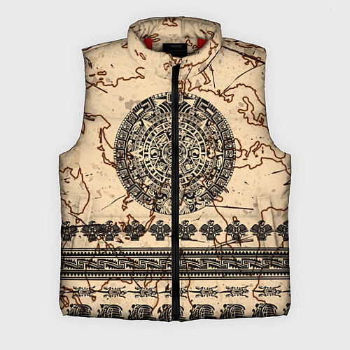 Мужской жилет AztecsАцтеки / 3D-Красный – фото 1