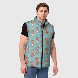 Мужской жилет Тигрята паттерн, цвет: 3D-черный — фото 2
