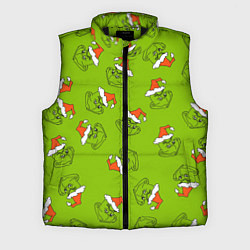 Мужской жилет Гринч Укротитель рождества, цвет: 3D-черный