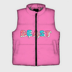 Мужской жилет Mr Beast Donut Pink edition, цвет: 3D-светло-серый