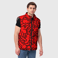 Мужской жилет Челопаззл, цвет: 3D-светло-серый — фото 2