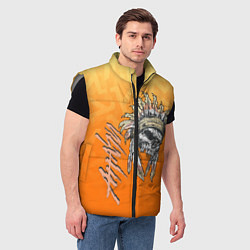 Мужской жилет Краснокожий, цвет: 3D-светло-серый — фото 2