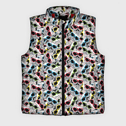 Мужской жилет Модные Собачки, цвет: 3D-красный