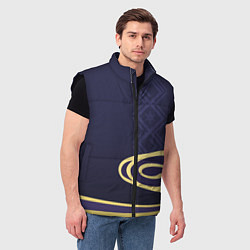 Мужской жилет КОСТЮМ КАМИСАТО АЯКИ, цвет: 3D-черный — фото 2