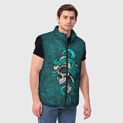 Мужской жилет SKULL & SNAKE, цвет: 3D-черный — фото 2