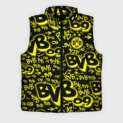 Мужской жилет BVB 09 - BORUSSIA Боруссия Дортмунд, цвет: 3D-светло-серый