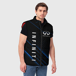 Мужской жилет INFINITI ИНФИНИТИ, цвет: 3D-красный — фото 2