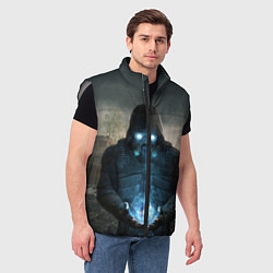 Мужской жилет Сталкер2 Одиночка, цвет: 3D-светло-серый — фото 2