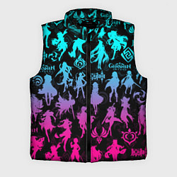 Мужской жилет ГЕНШИН ИМПАКТ НЕОН ПЕРСОНАЖИ ИГРЫ GENSHIN IM ACT L, цвет: 3D-черный