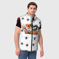 Мужской жилет Wormsчервяки, цвет: 3D-красный — фото 2