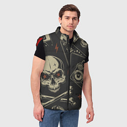 Мужской жилет Всем Рок Rock, цвет: 3D-красный — фото 2