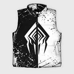 Мужской жилет WARFRAME STALKER BLACK WHITE СТАЛКЕР, цвет: 3D-черный