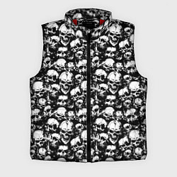 Мужской жилет Screaming skulls, цвет: 3D-красный