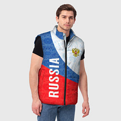 Мужской жилет RUSSIA SPORT STYLE РОССИЯ СПОРТИВНЫЙ СТИЛЬ, цвет: 3D-черный — фото 2
