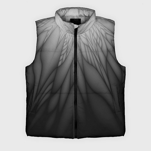 Мужской жилет Коллекция Rays Лучи Черный Абстракция 661-11-w1 / 3D-Светло-серый – фото 1
