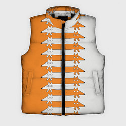 Мужской жилет Лисицы Foxes, цвет: 3D-черный