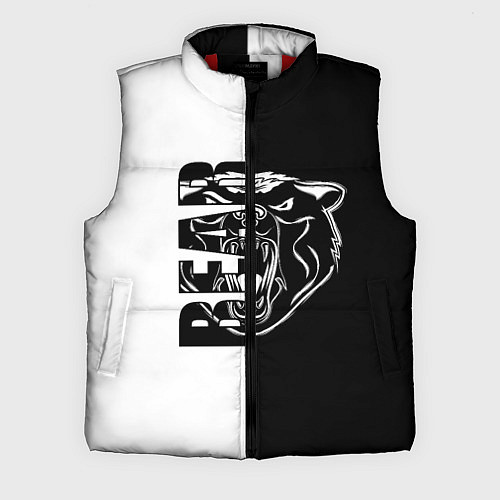 Мужской жилет BEAR Медведь / 3D-Красный – фото 1