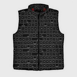 Мужской жилет КЛАВИАТУРА КЛАВИШИ