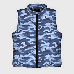 Мужской жилет Синий Камуфляж Camouflage