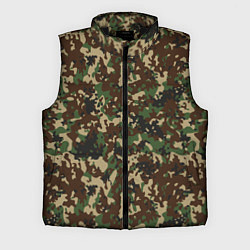 Мужской жилет Камуфляж Излом, цвет: 3D-черный